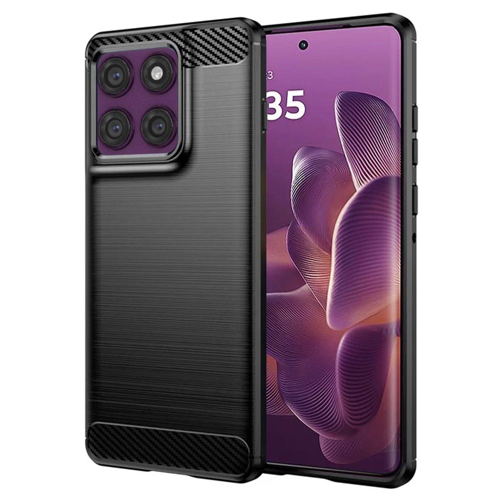 Kryt Motorola EDGE 60 Pro, Armored Carbon černý