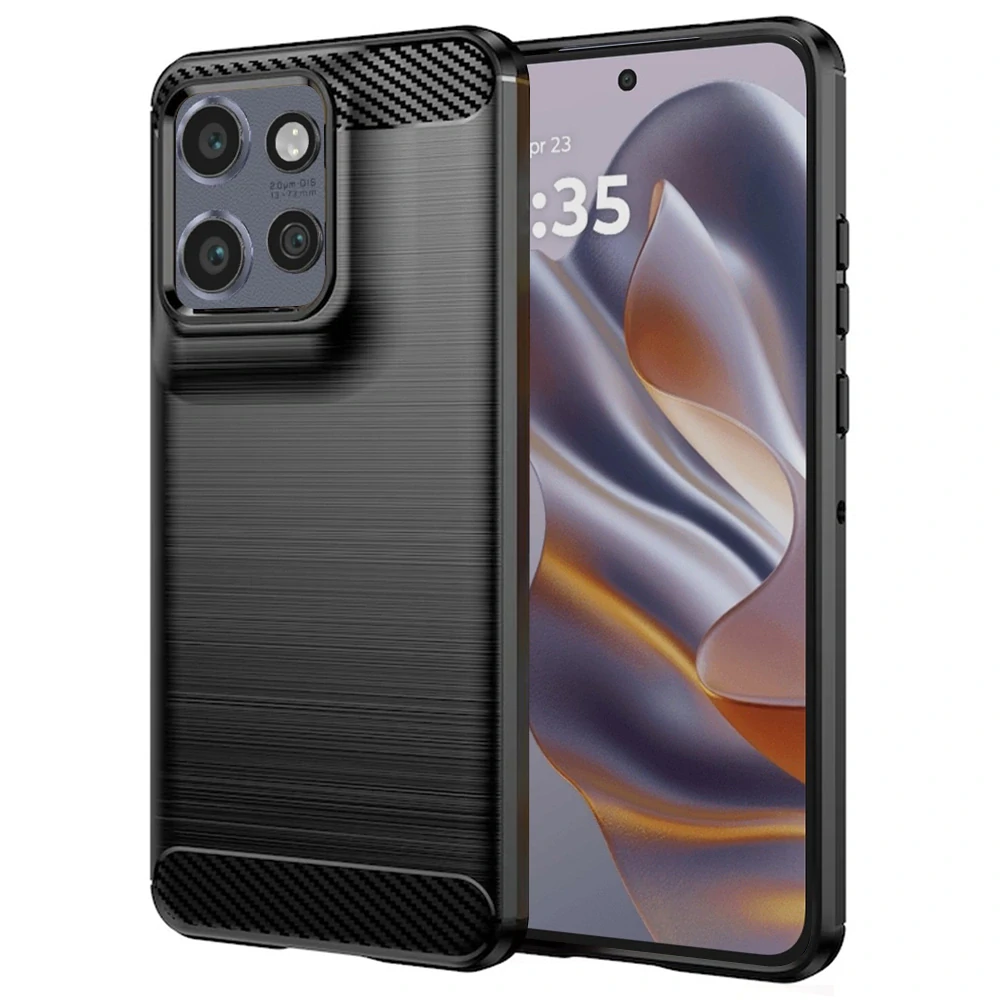 Kryt Motorola EDGE 50 Neo / 60 Neo Armored Carbon černý