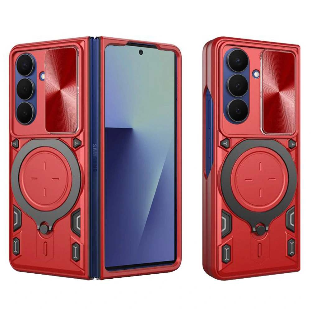 Kryt Samsung Galaxy Z Fold 7, Techsuit CamGuard Pro - červený
