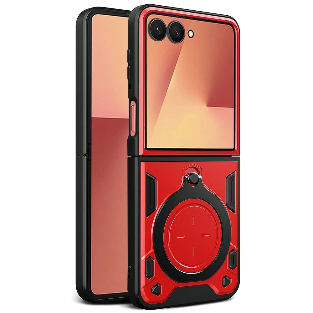 Kryt Samsung Galaxy Z Flip 7, Techsuit CamGuard Pro - červený
