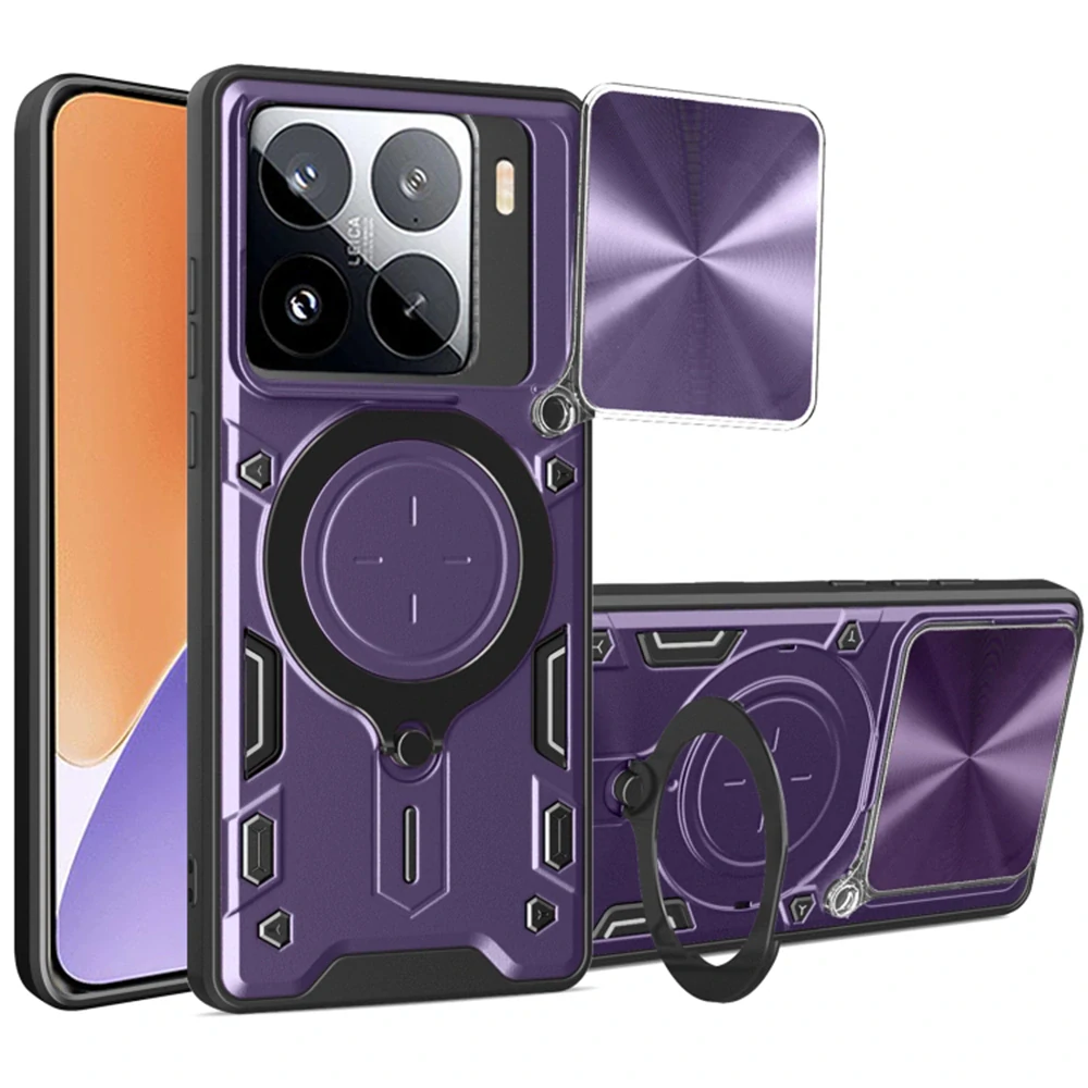 Kryt Xiaomi 15 Techsuit CamGuard Pro - fialový