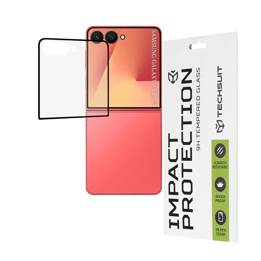 Tvrzené sklo 111D Samsung Galaxy Z Flip 7, Full Glue černé