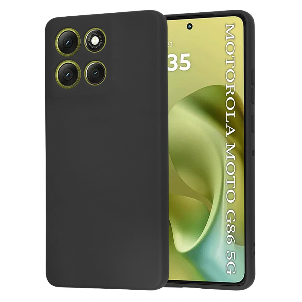 Kryt Motorola Moto G86 Techsuit SoftFlex - black