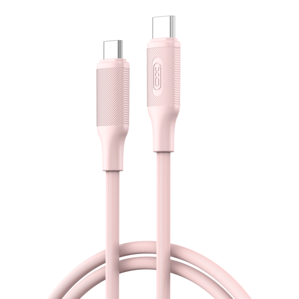Datový kabel XO cable NB-Q265B PD USB-C - USB-C 1,0m 60W pink