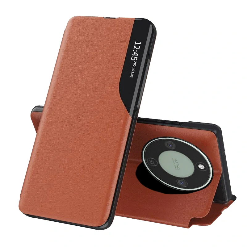 Pouzdro Honor Magic 8 Lite, eFold Series, oranžové