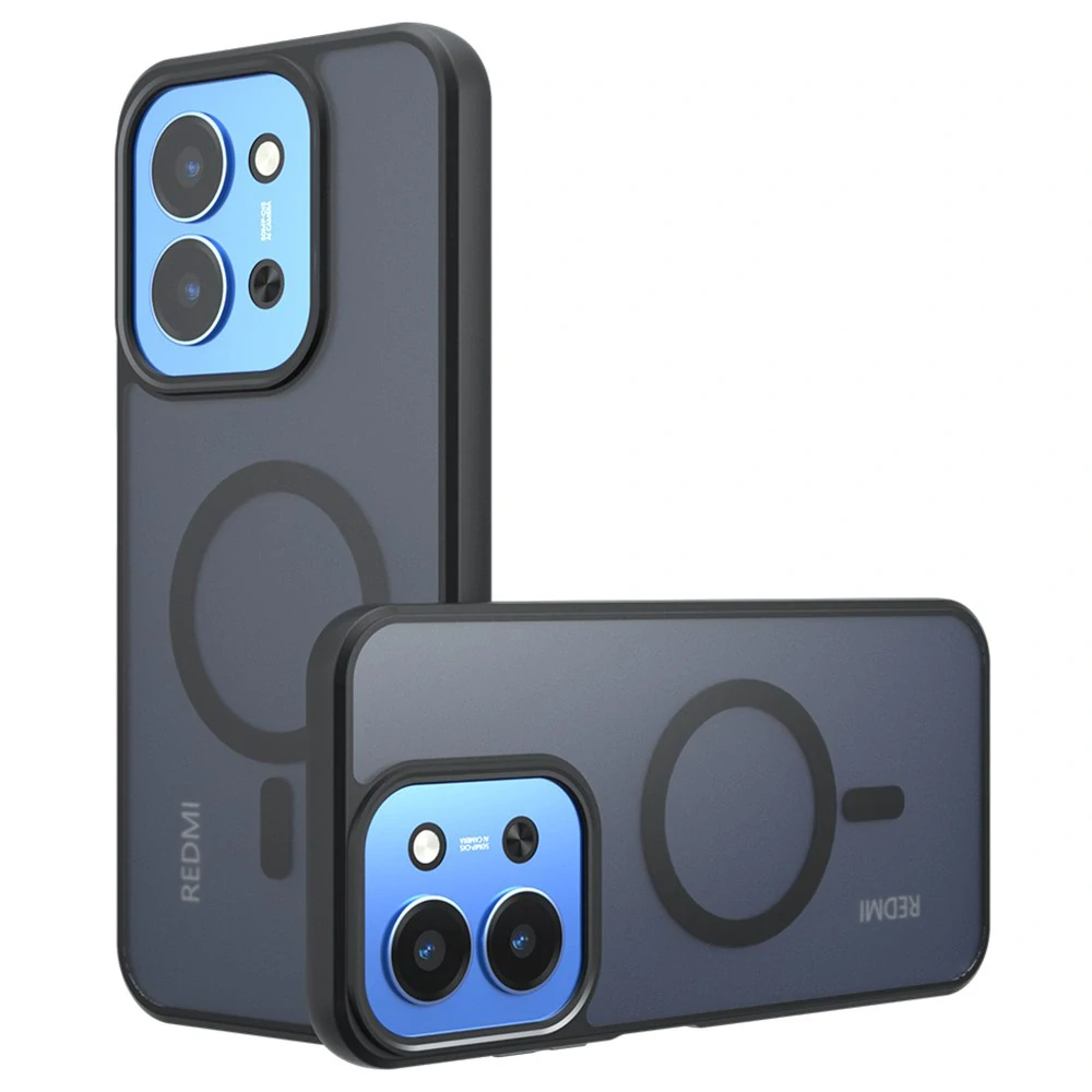 Kryt Xiaomi Redmi 15C 4G/5G, PureFrost MagSafe, černé