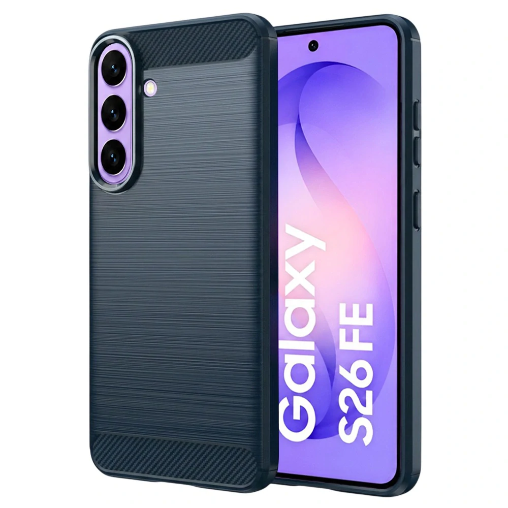 Kryt Samsung Galaxy S26 FE / S25 FE, Armored Carbon blue