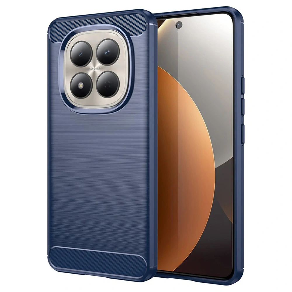 Kryt Xiaomi Redmi Note 15 Pro+ 5G / Poco M8 Pro 5G, Armored Carbon blue