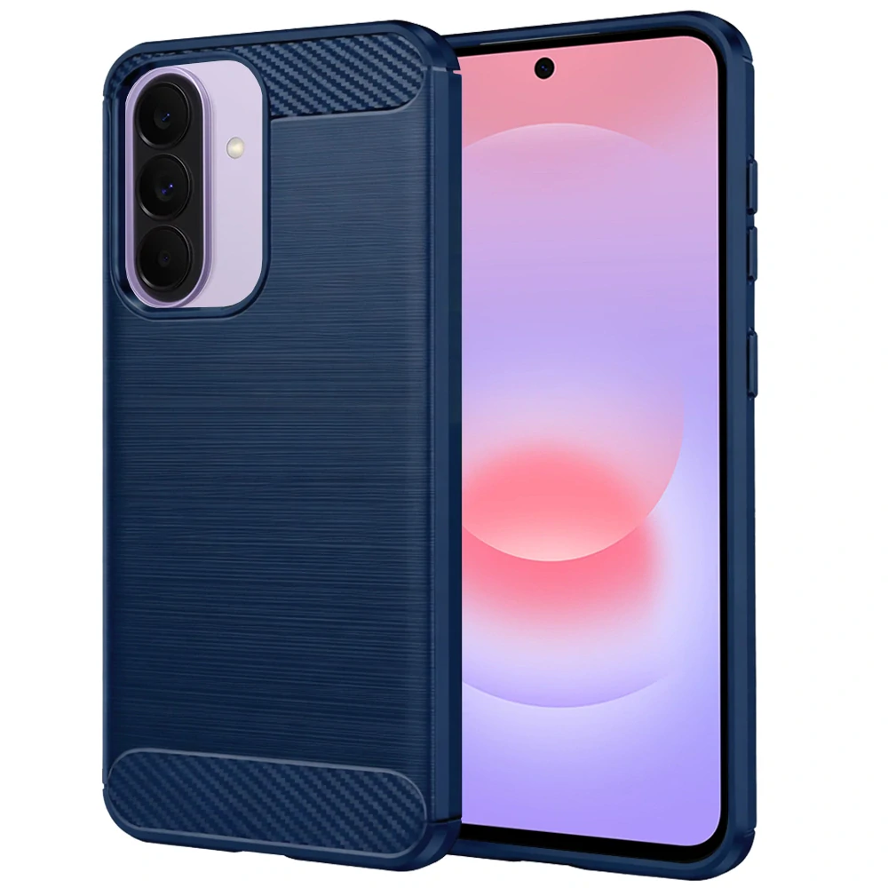 Kryt Samsung Galaxy A37 5G / A36 5G / A56 5G, Armored Carbon modrý