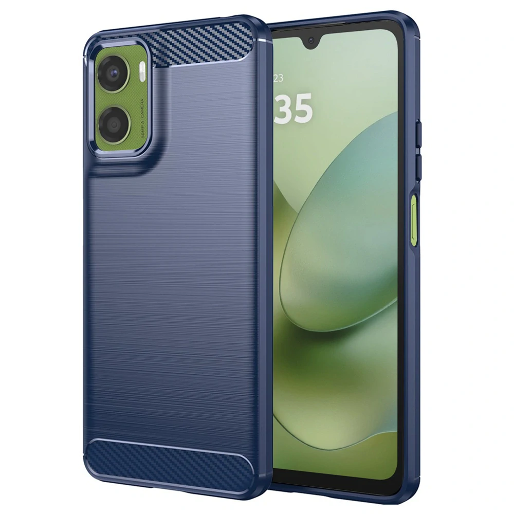 Kryt Motorola Moto G06 / G06 Power, Armored Carbon blue