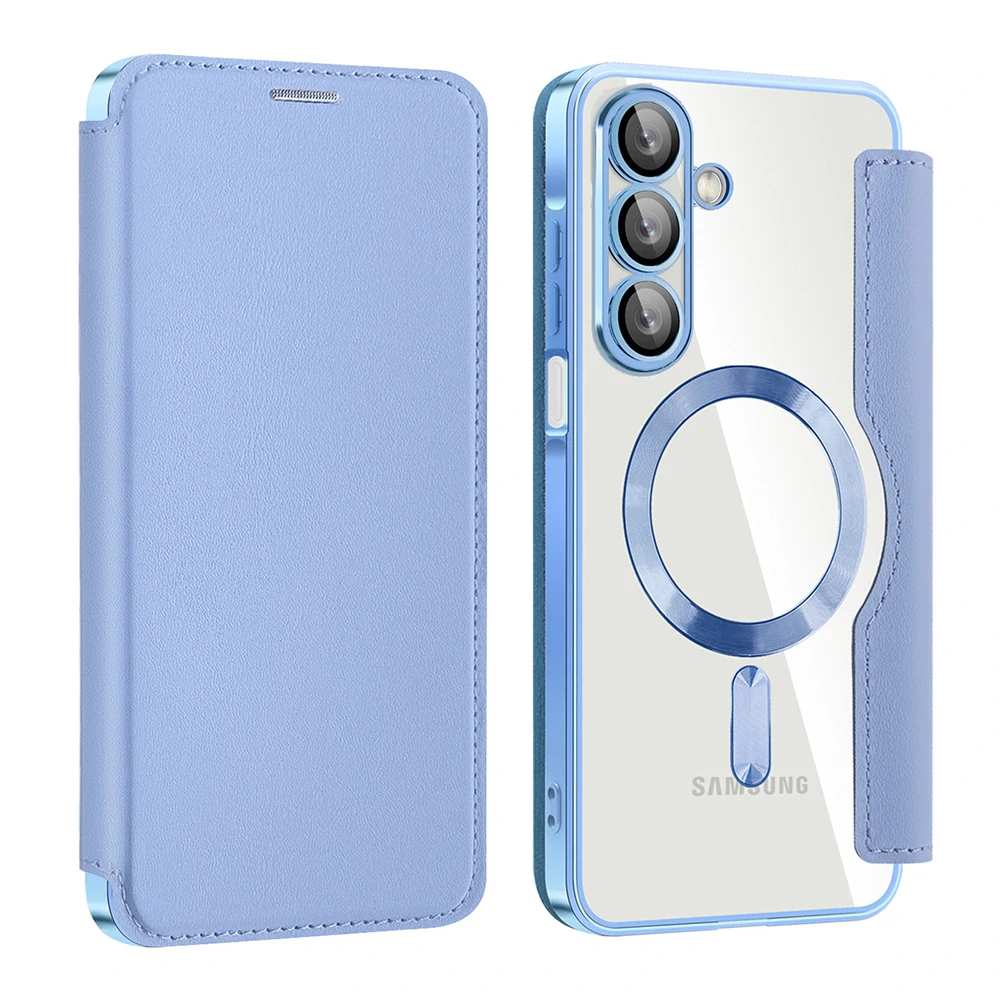 Pouzdro Samsung Galaxy S24, SmartMag Book Case světle modrý