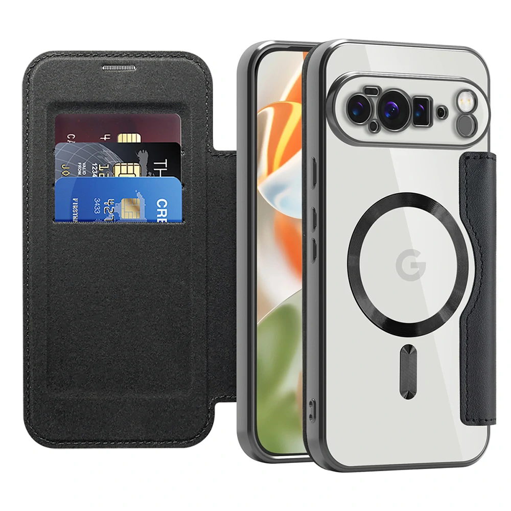 Pouzdro Google Pixel 10 Pro XL, SmartMag Book Case černé