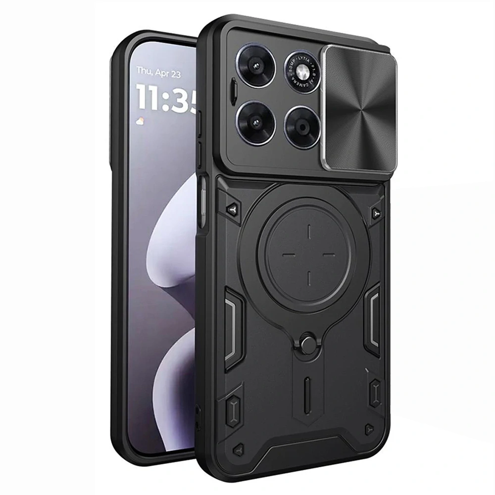Kryt Motorola Moto G77 / G67 Techsuit CamGuard Pro - černý
