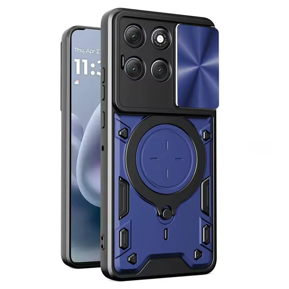 Kryt Motorola Moto G86, Techsuit CamGuard Pro - modrý