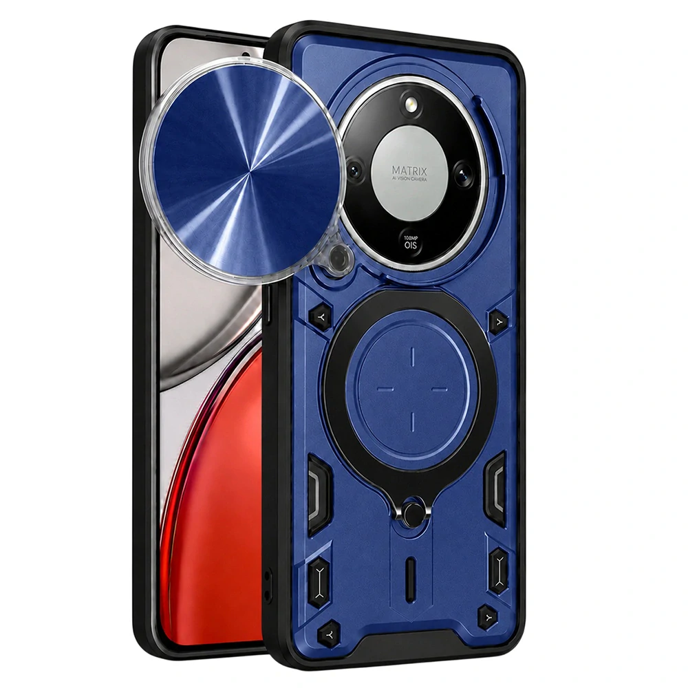 Kryt Honor Magic 8 Lite, Techsuit CamGuard Pro - modrý