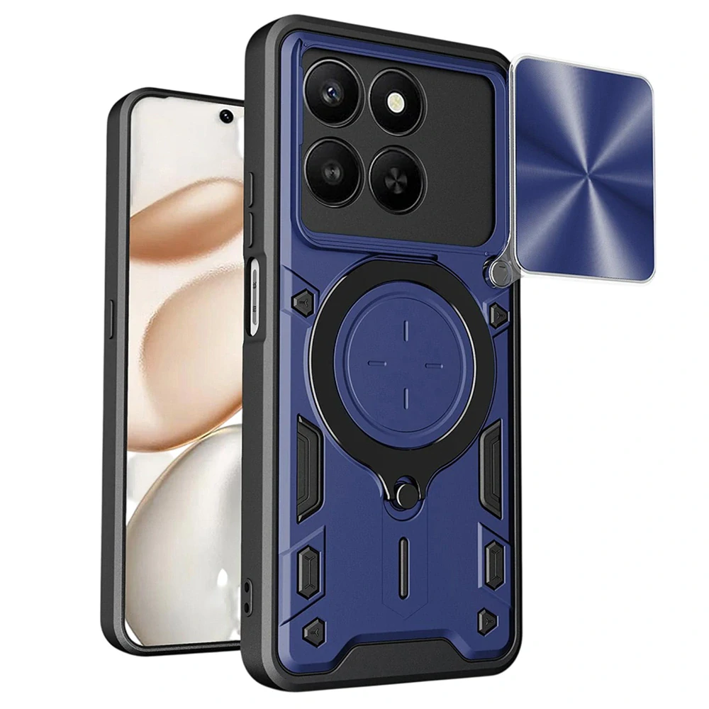 Kryt Honor 400 Smart 4G/5G / X7d 4G, Techsuit CamGuard Pro - modrý