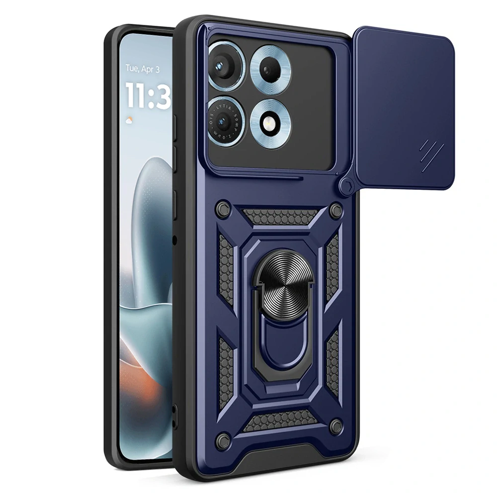 Kryt Motorola EDGE 70 Max, Techsuit CamShield Pro modrý