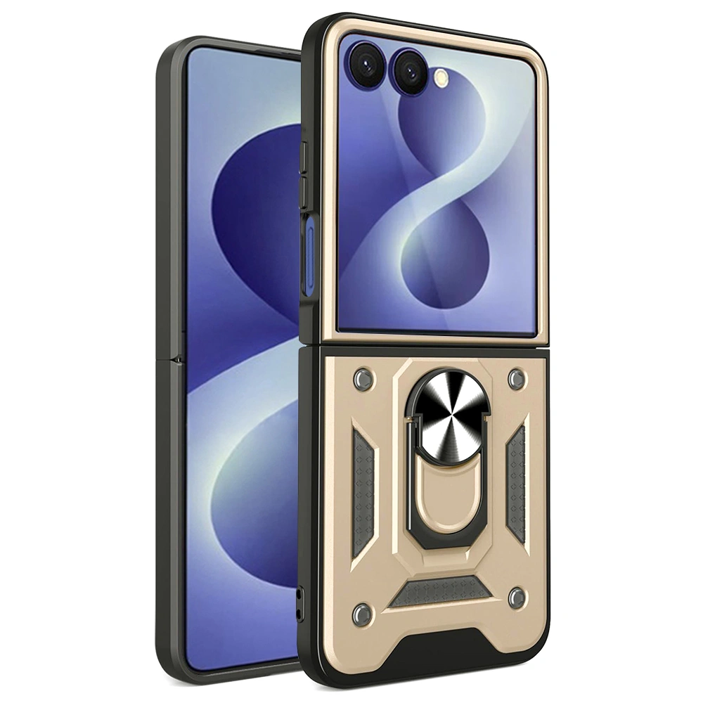 Kryt Samsung Galaxy Z Flip 8, Techsuit CamShield Pro zlatý