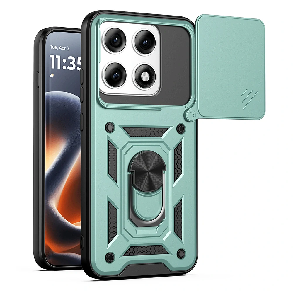 Kryt Motorola EDGE 70 Pro, Techsuit CamShield Pro zelený