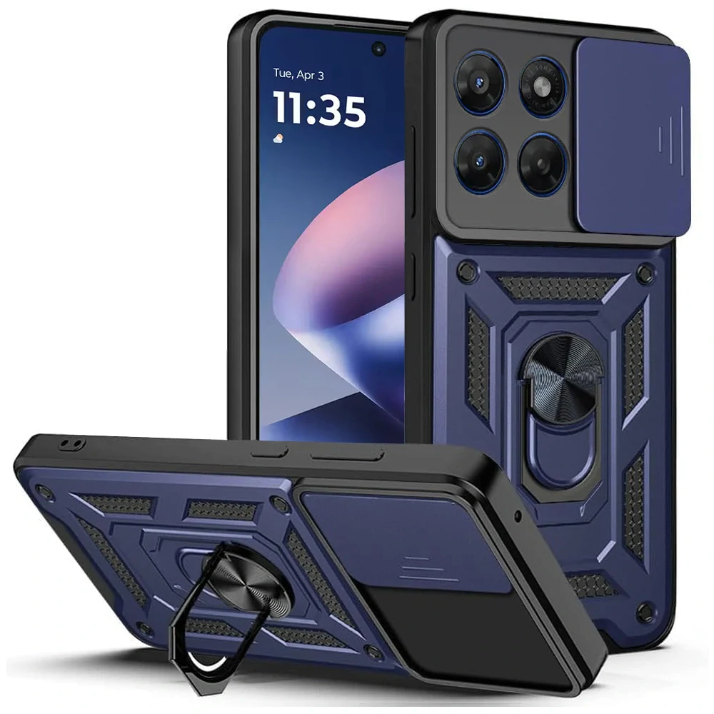 Kryt Motorola Moto G37 / G47, Techsuit CamShield Pro modrý