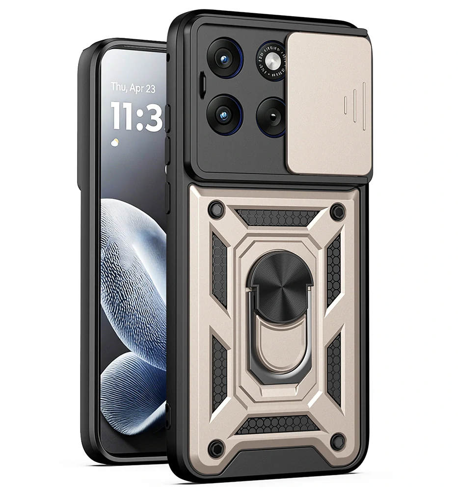 Kryt Motorola EDGE 70 Fusion, Techsuit CamShield Pro zlatý