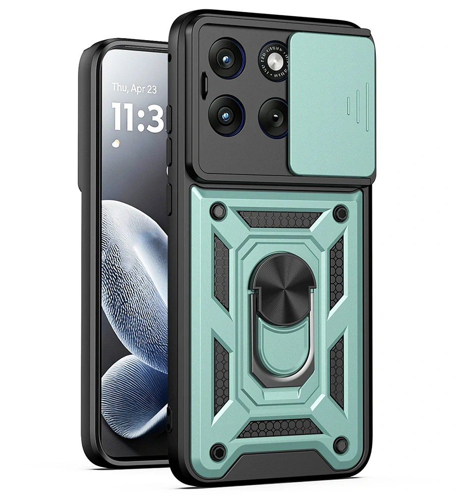Kryt Motorola EDGE 70 Fusion, Techsuit CamShield Pro zelený
