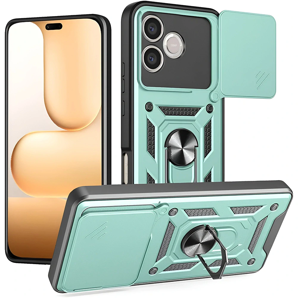 Kryt Honor 600 Lite Techsuit CamShield Pro zelený