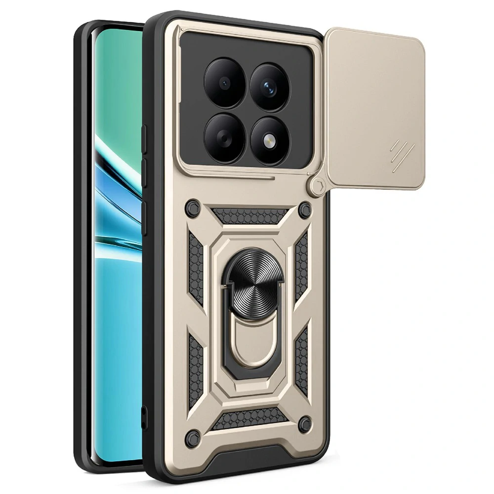 Kryt Xiaomi Redmi Note 15 4G/5G / Poco M8 5G Techsuit CamShield Pro zlatý