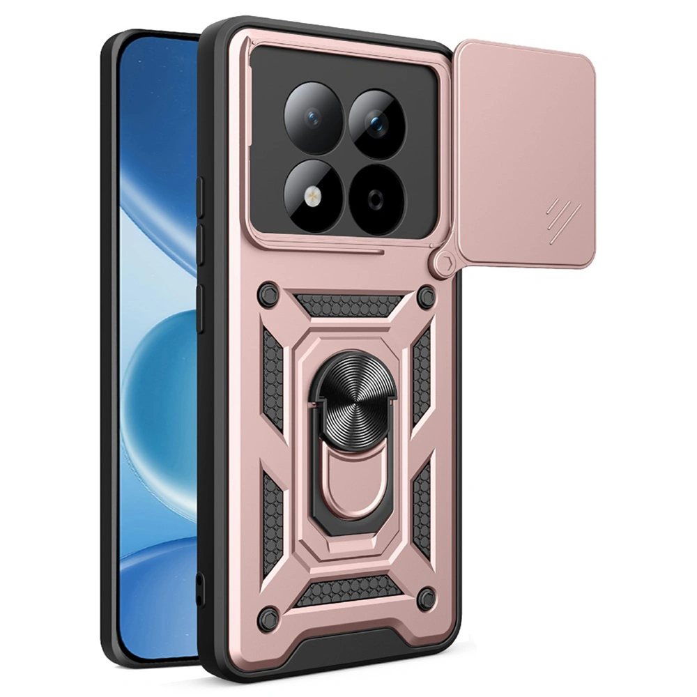 Kryt Xiaomi Redmi Note 15 Pro 5G, Techsuit CamShield Pro rose gold