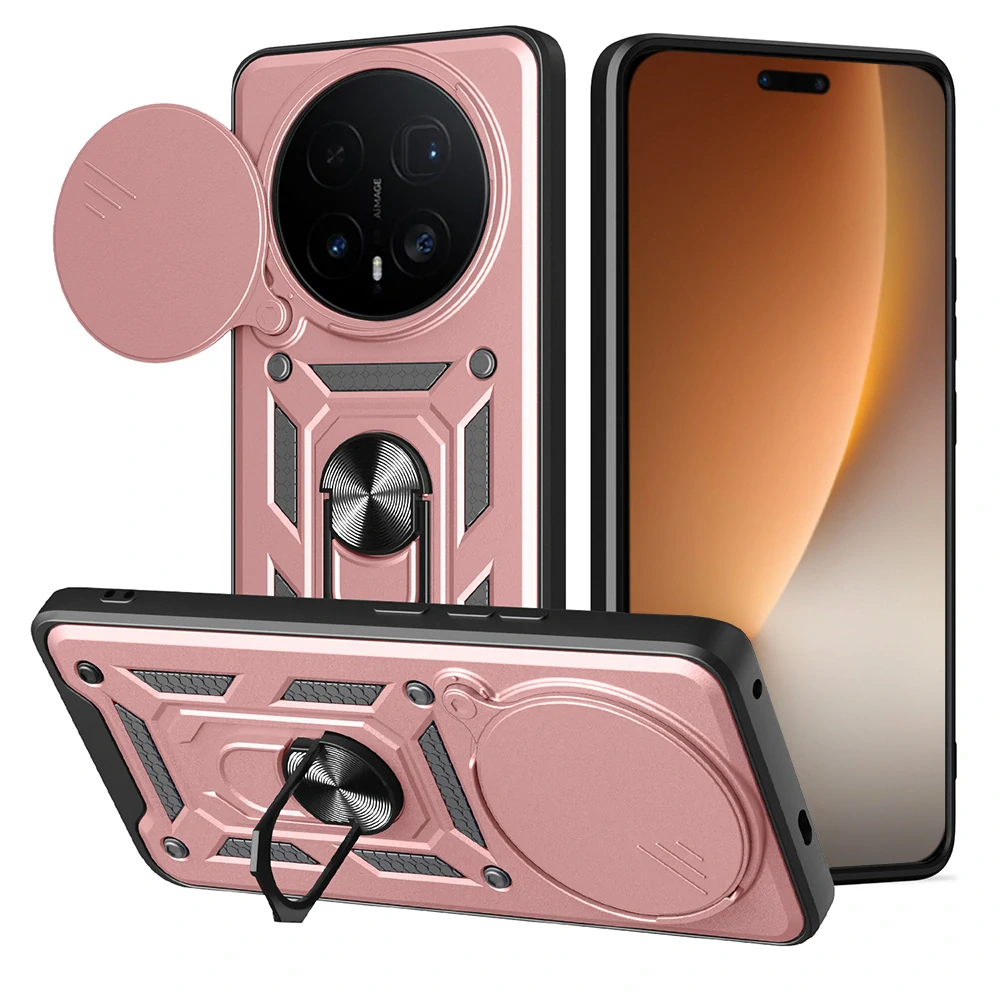 Kryt Honor Magic 8 Pro, Techsuit CamShield Pro rose gold