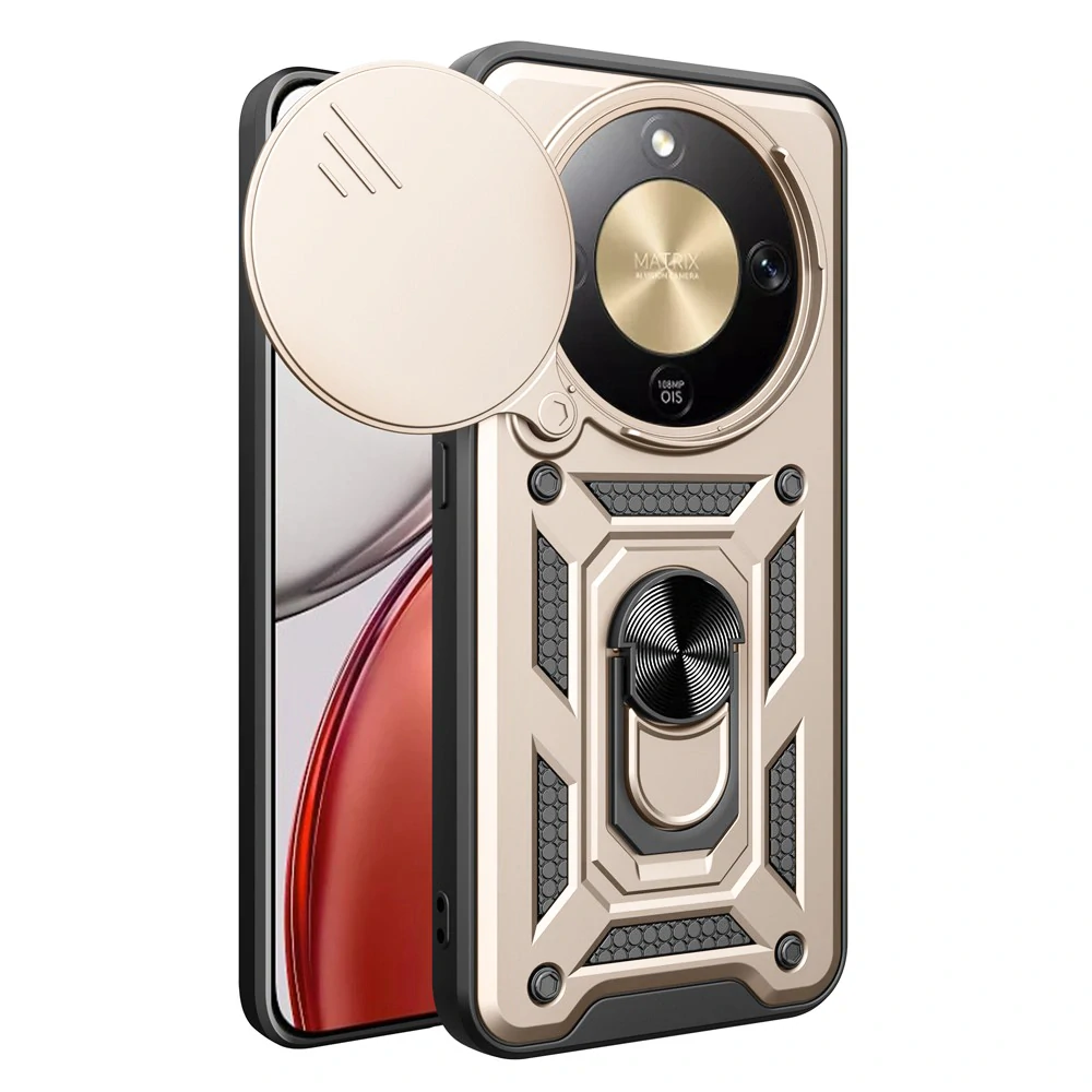 Kryt Honor Magic 8 Lite, Techsuit CamShield Pro zlatý