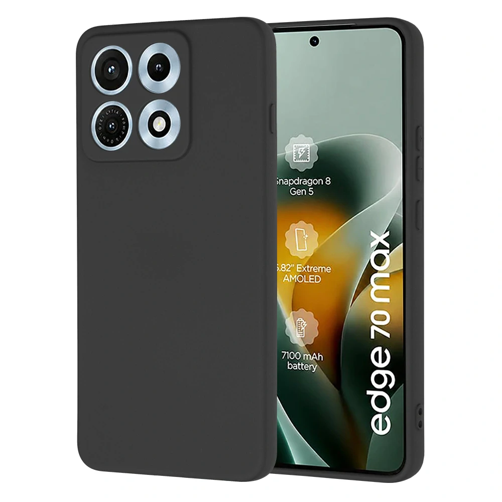 Kryt Motorola EDGE 70 Max, SoftFlex - black