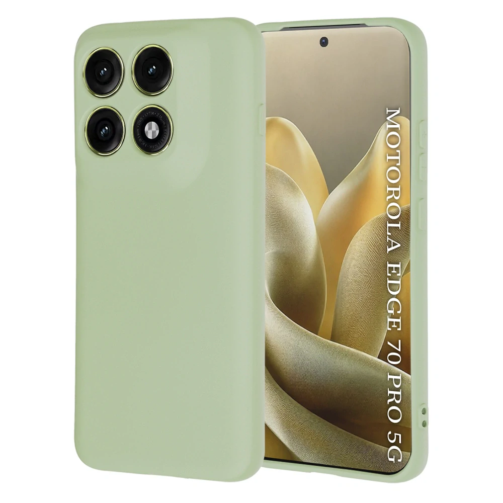 Kryt Motorola EDGE 70 Pro, SoftFlex - mint green