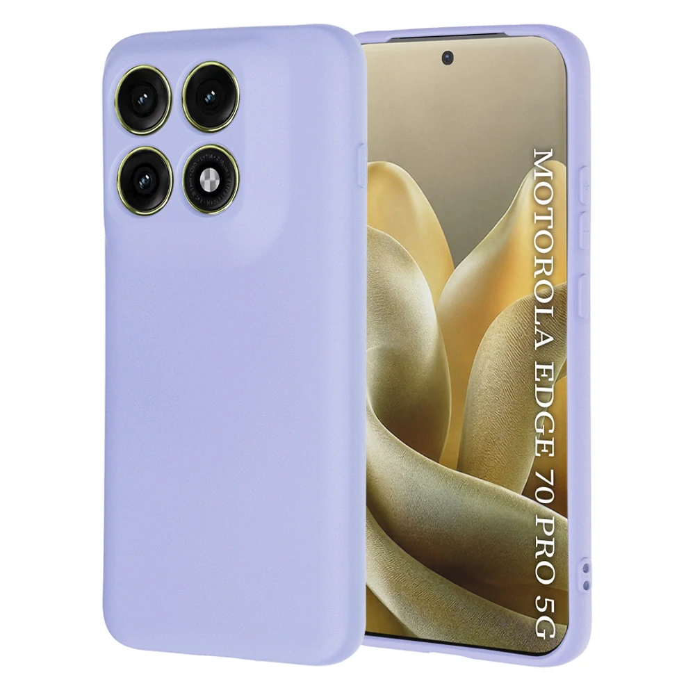 Kryt Motorola EDGE 70 Pro, SoftFlex - light purple