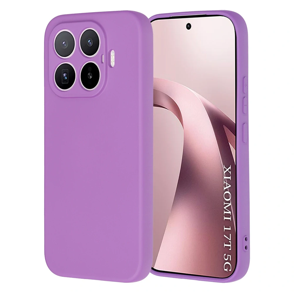 Kryt Xiaomi 17T, Techsuit SoftFlex - fialový
