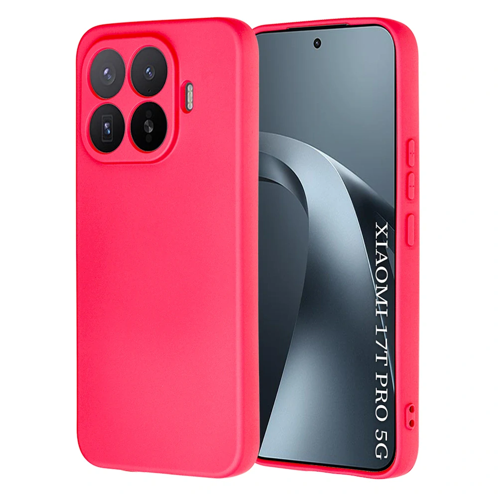 Kryt Xiaomi 17T Pro, Techsuit SoftFlex - hot pink