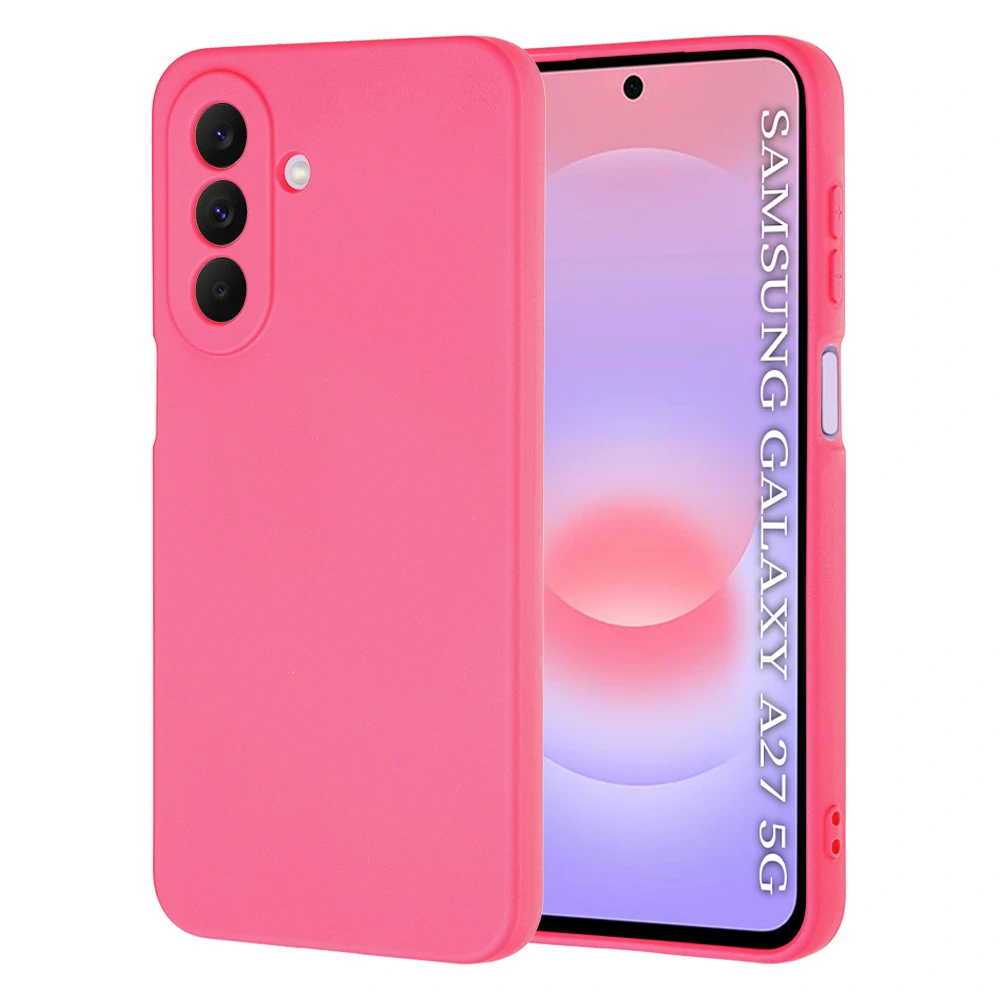 Kryt Samsung Galaxy A27 5G, Techsuit SoftFlex - hot pink