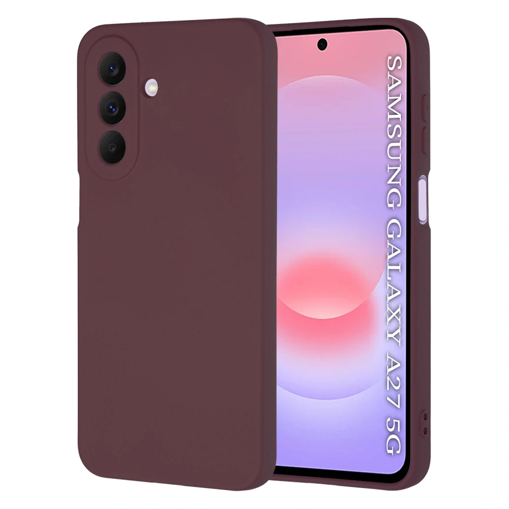 Kryt Samsung Galaxy A27 5G, Techsuit SoftFlex - plum red