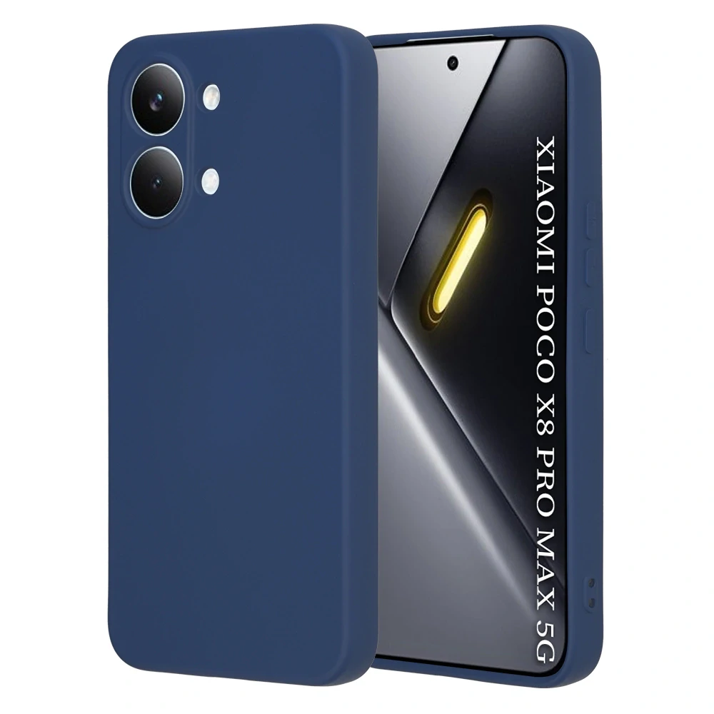 Kryt Xiaomi Poco X8 Pro Max, SoftFlex - navy blue