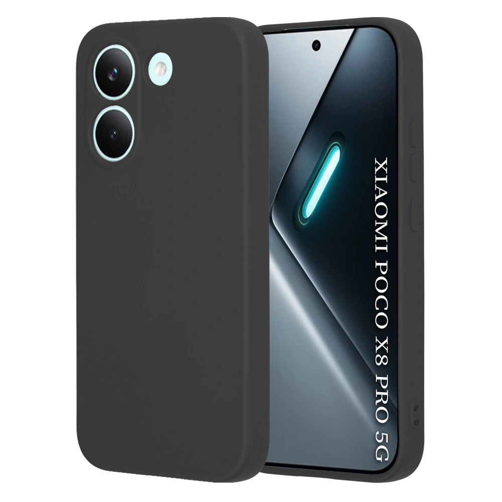 Kryt Xiaomi Poco X8 Pro, SoftFlex - black