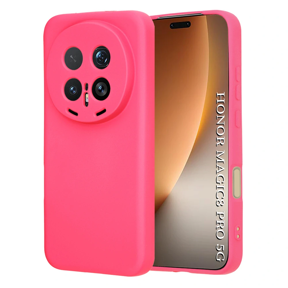 Kryt Honor Magic 8 Pro, Techsuit SoftFlex - hot pink