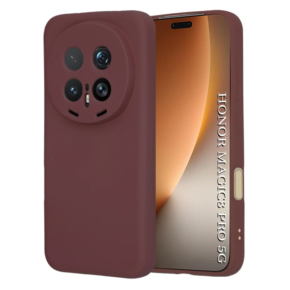Kryt Honor Magic 8 Pro, Techsuit SoftFlex - plum red
