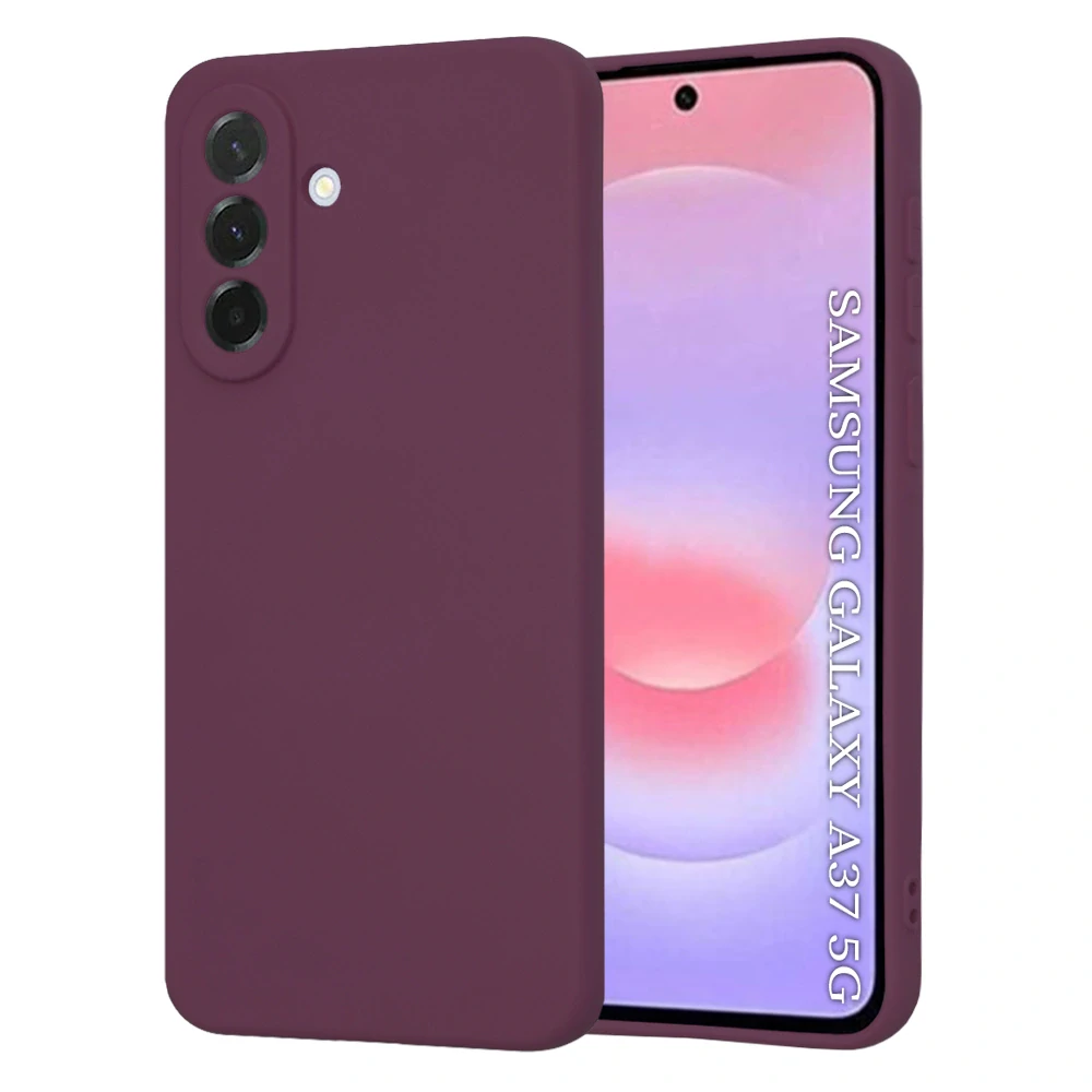 Kryt Samsung Galaxy A37 5G / A36 5G, Techsuit SoftFlex - plum red
