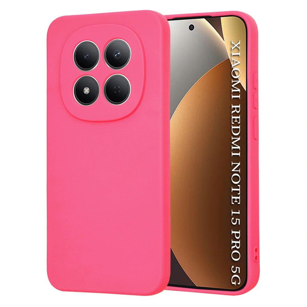 Kryt Xiaomi Redmi Note 15 Pro 5G, SoftFlex - hot pink