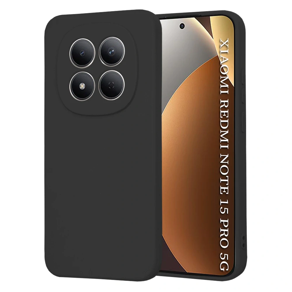 Kryt Xiaomi Redmi Note 15 Pro 5G, SoftFlex - black