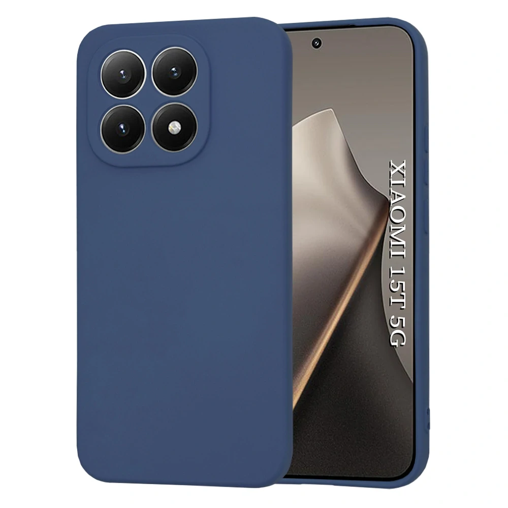 Kryt Xiaomi 15T, Techsuit SoftFlex - navy blue