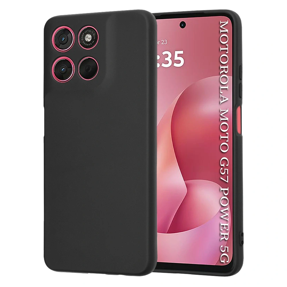 Kryt Motorola Moto G57 Power / G67 Power, SoftFlex - black