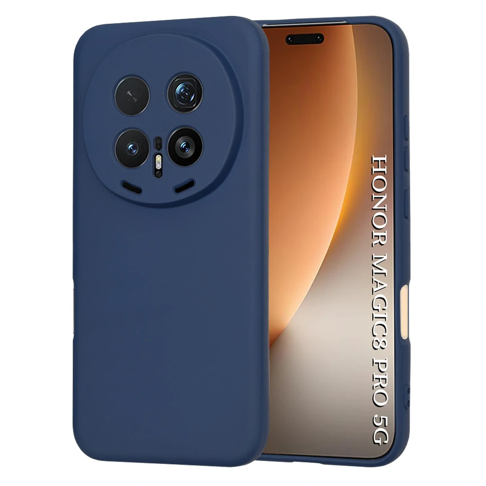 Kryt Honor Magic 8 Pro, Techsuit SoftFlex - navy blue