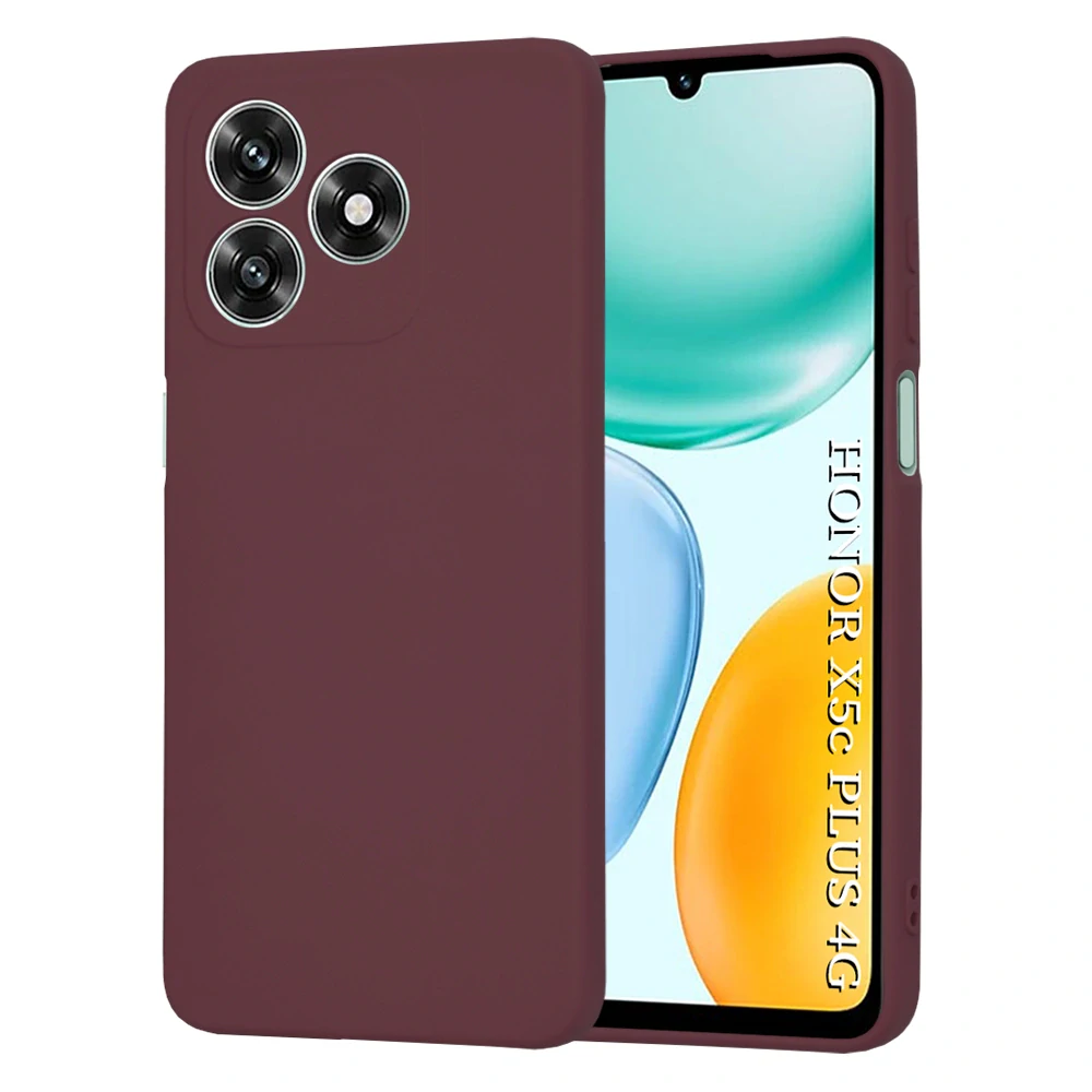 Kryt Honor X5c Plus, Techsuit SoftFlex - plum red