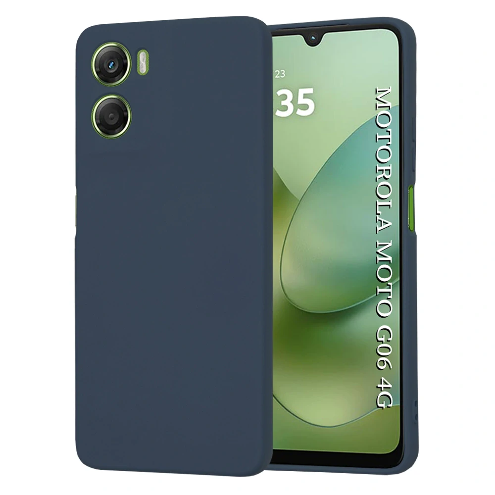 Kryt Motorola Moto G06, SoftFlex - navy blue